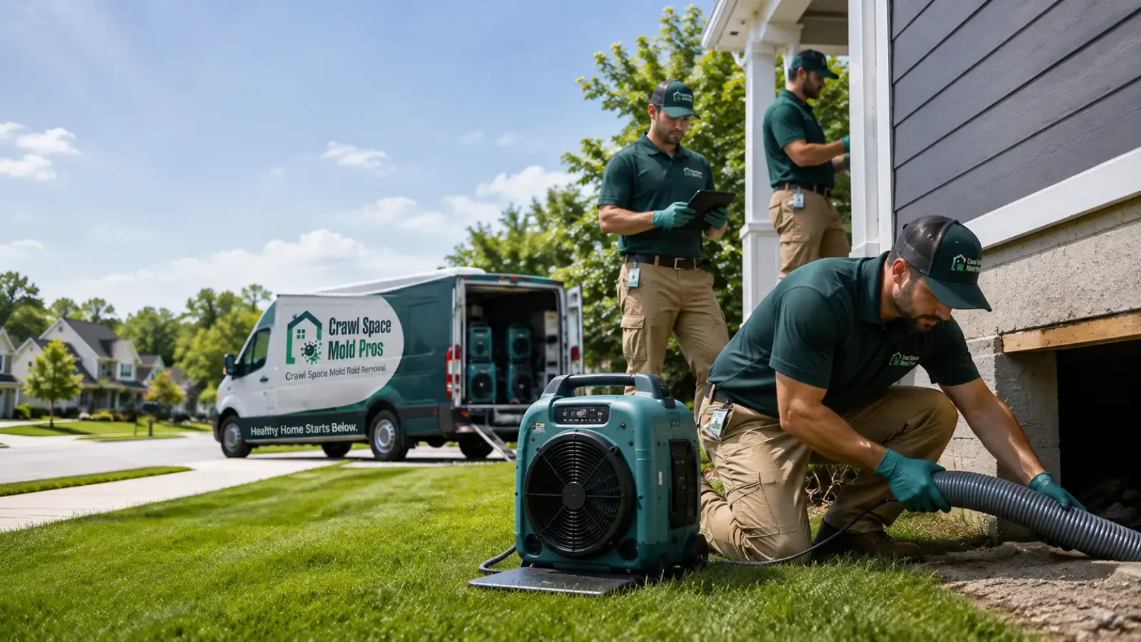 Crawl Space Mold Removal in Rippey, IA